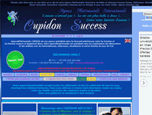 Tablet Screenshot of cupidon-success.com